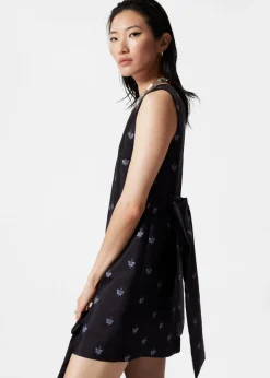 Cheap & Other Stories Jacquard Mini Dress Black
