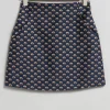 Best & Other Stories Jacquard Mini Skirt Dark Blue Jacquard