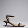Best & Other Stories Kitten Heel Leather Sandals