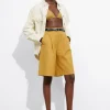 Best Sale & Other Stories Knee-Length Shorts Yellow