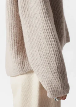 Shop & Other Stories Knitted Mock Neck Sweater