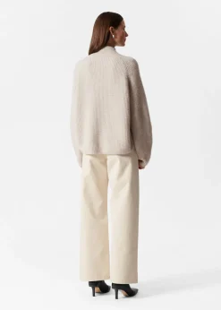 Shop & Other Stories Knitted Mock Neck Sweater