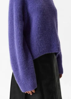 Shop & Other Stories Knitted Mock Neck Sweater