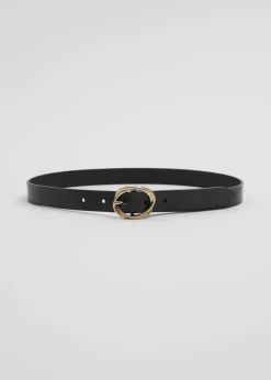 Fashion & Other Stories Knot-Buckle Leather Belt