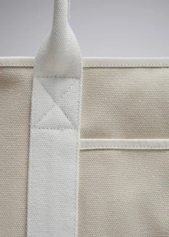 Flash Sale & Other Stories Large Canvas Tote Beige