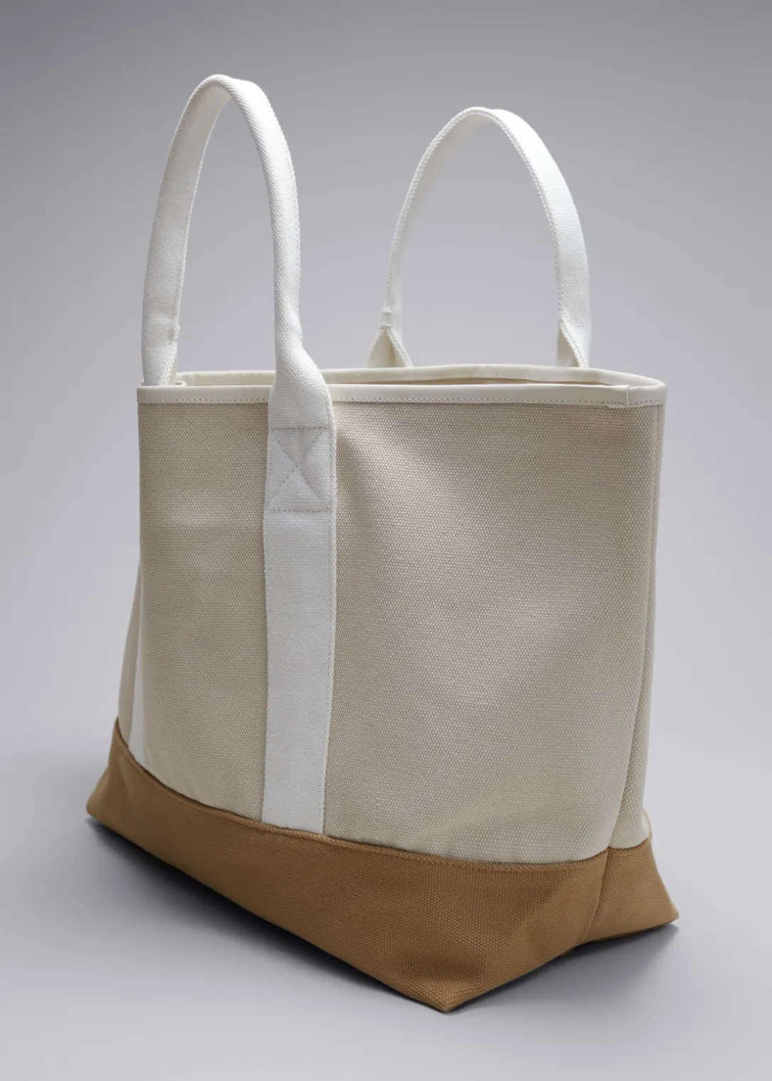 Flash Sale & Other Stories Large Canvas Tote Beige