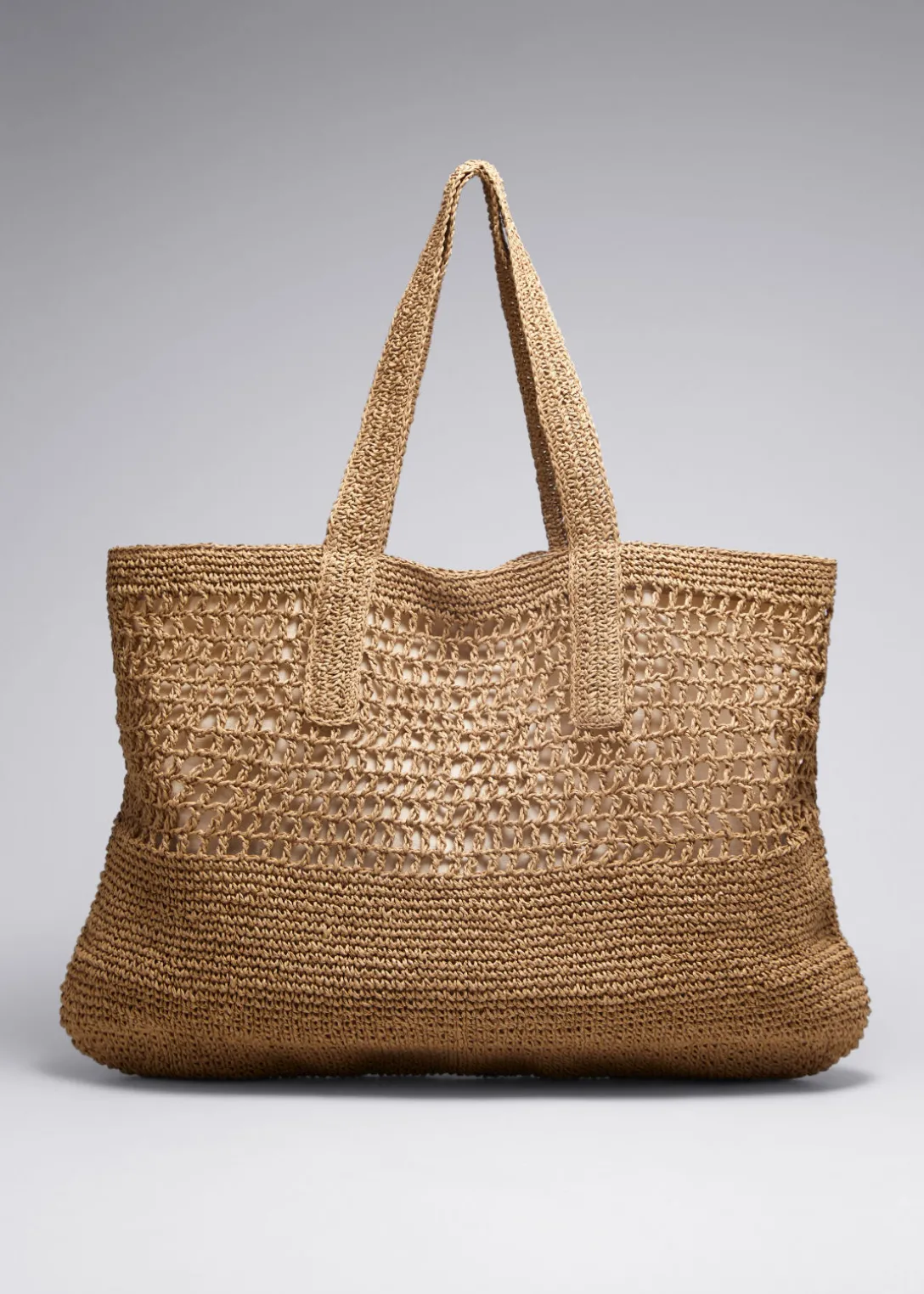 Shop & Other Stories Large Crochet- Tote Straw