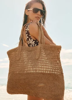 Shop & Other Stories Large Crochet- Tote Straw