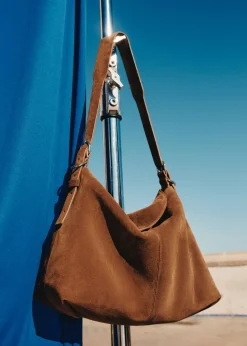 Outlet & Other Stories Large Leather Shoulder Bag