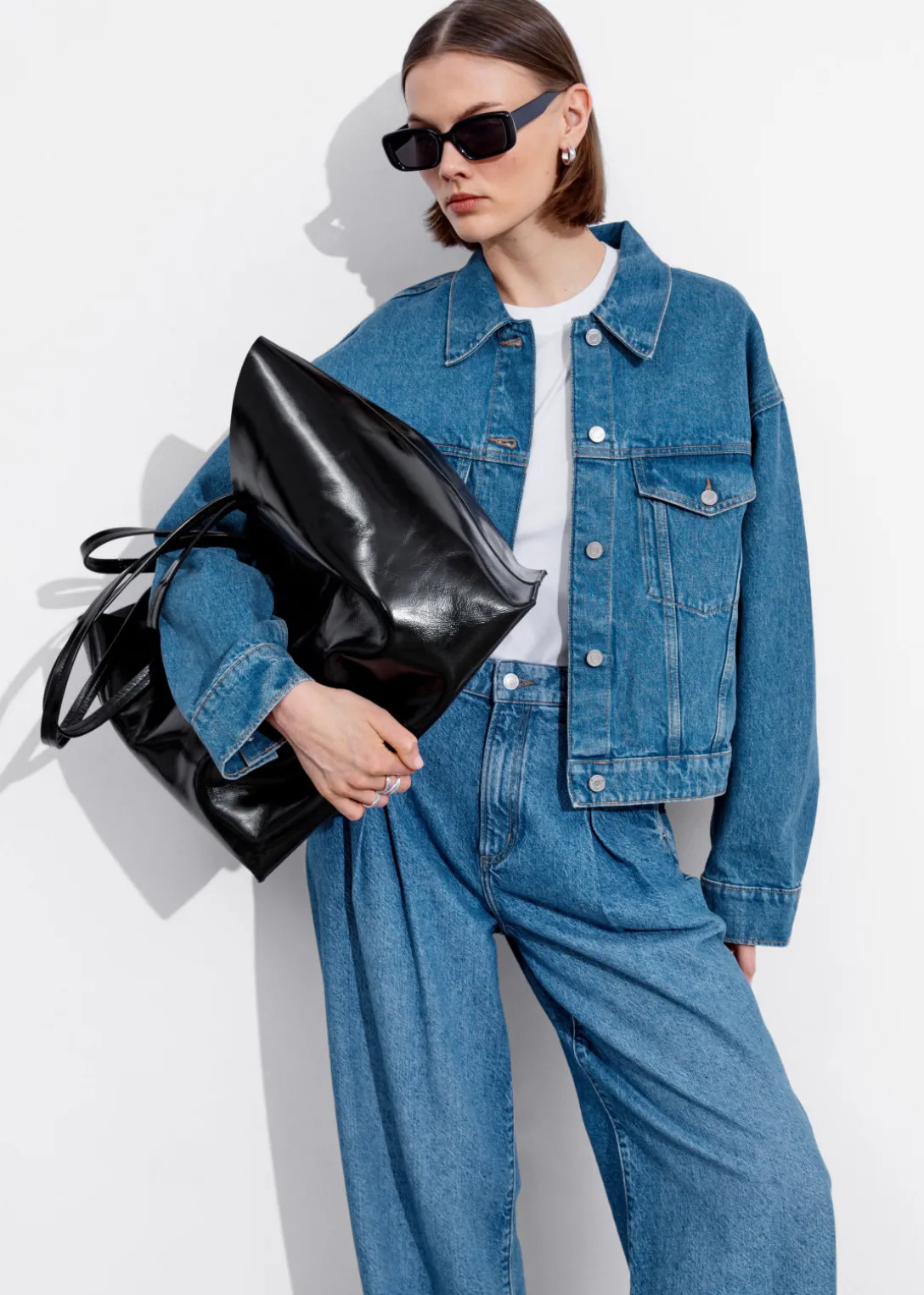Outlet & Other Stories Large Tote Bag Black