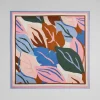 Flash Sale & Other Stories Leaf-Print Scarf Pink
