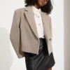 Outlet & Other Stories Leather Mini Skirt Black