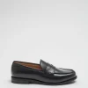 Store & Other Stories Leather Penny Loafers Black