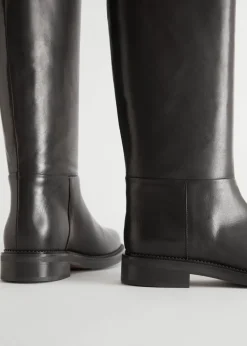 Discount & Other Stories Leather Riding Boots