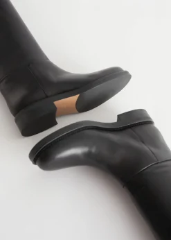 Discount & Other Stories Leather Riding Boots