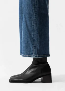 Outlet & Other Stories Leather Sock Boots