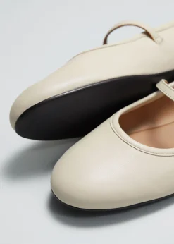 Clearance & Other Stories Mary Jane Leather Ballerina Flats