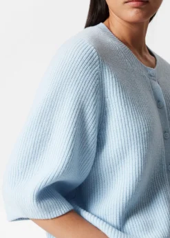 Online & Other Stories Merino Rib-Knit Cardigan