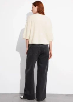 Online & Other Stories Merino Rib-Knit Cardigan