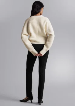 Hot & Other Stories Metal Button Knit Cardigan