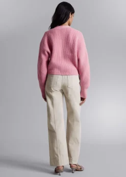 Hot & Other Stories Metal Button Knit Cardigan