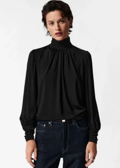 Cheap & Other Stories Mock Neck Blouse