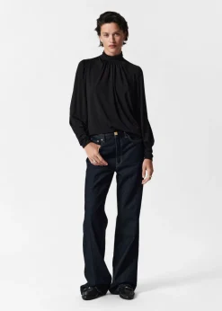 Cheap & Other Stories Mock Neck Blouse