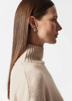 Store & Other Stories Mock Neck Knit Sweater