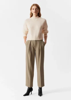 Best & Other Stories Mock Neck Wool Sweater