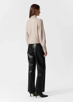 Best & Other Stories Mock Neck Wool Sweater