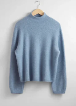 Fashion & Other Stories Mock-Neck Knit Sweater