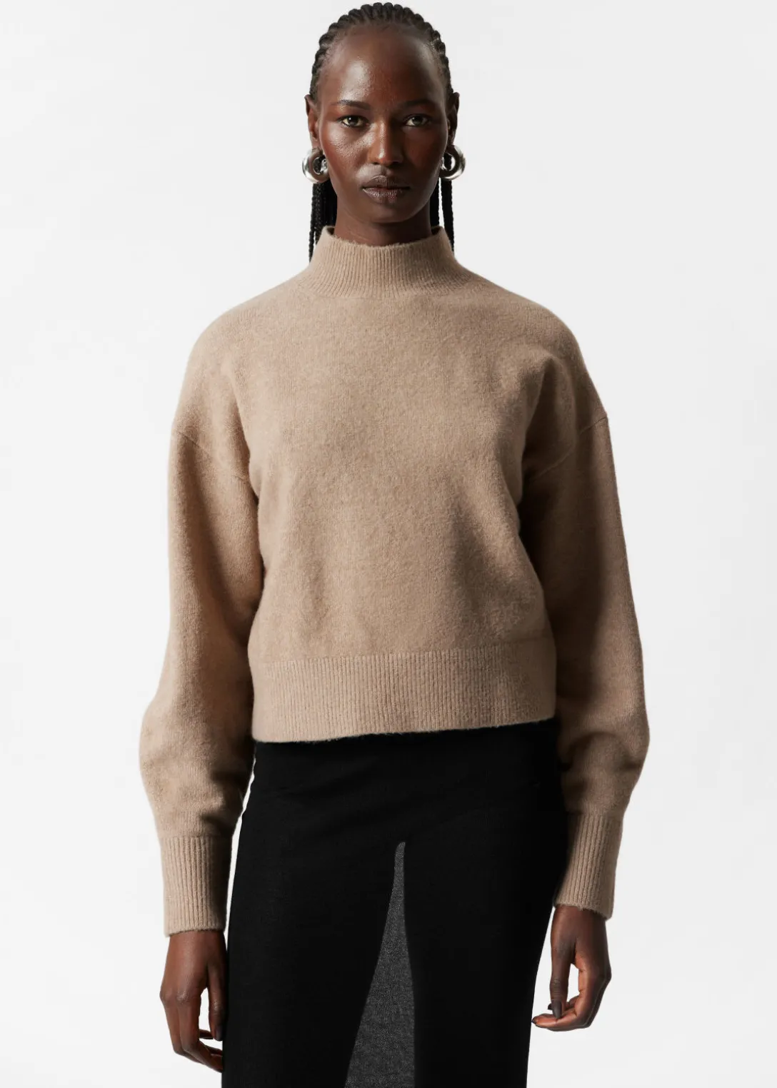 Online & Other Stories Mock-Neck Sweater