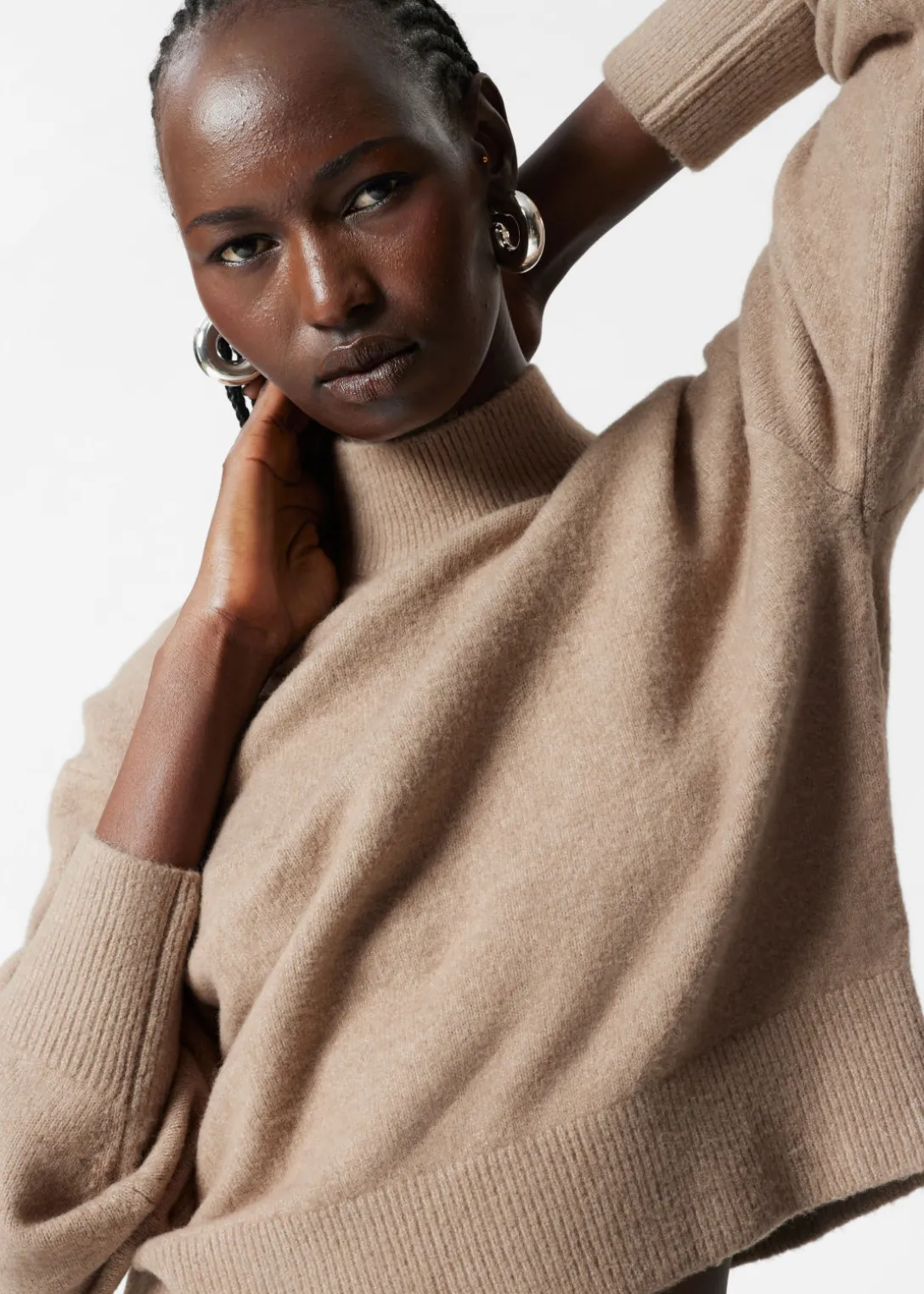 Online & Other Stories Mock-Neck Sweater
