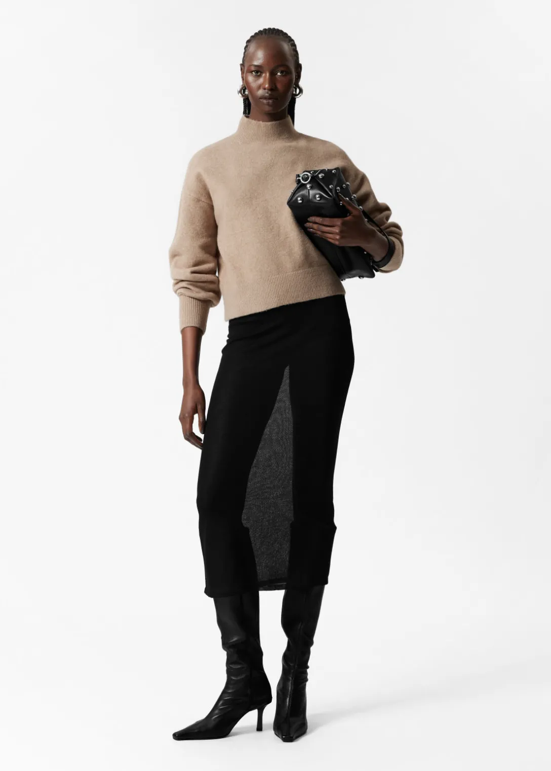 Online & Other Stories Mock-Neck Sweater