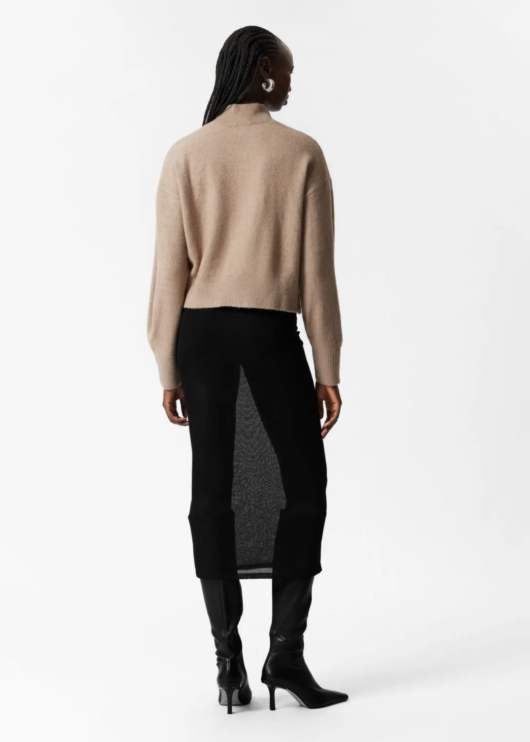 Online & Other Stories Mock-Neck Sweater
