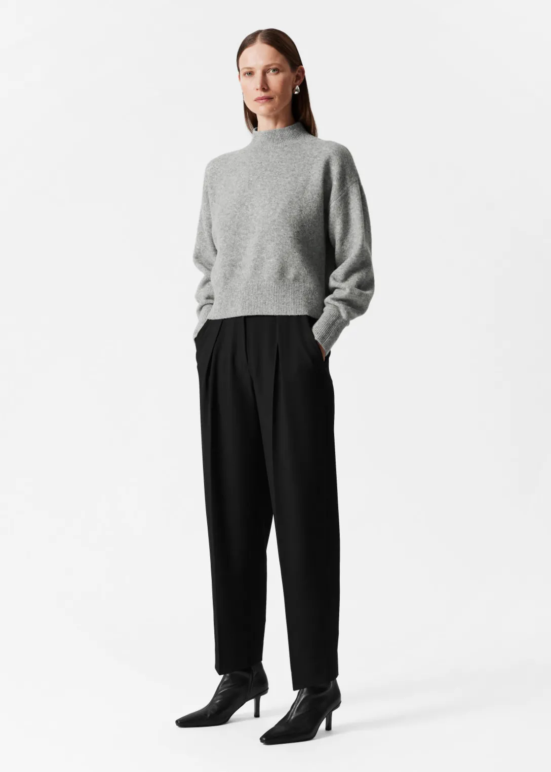 Online & Other Stories Mock-Neck Sweater