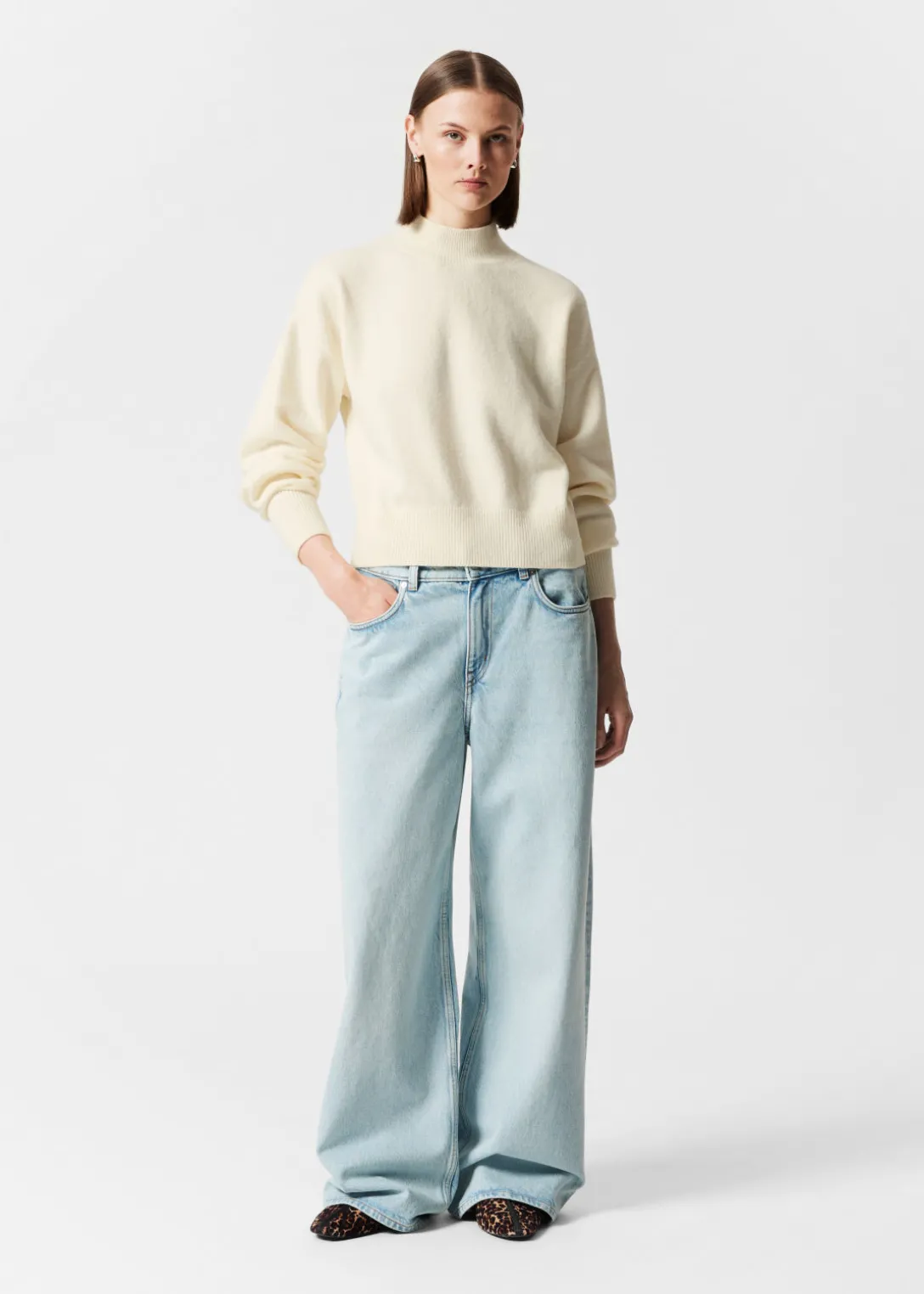 Online & Other Stories Mock-Neck Sweater