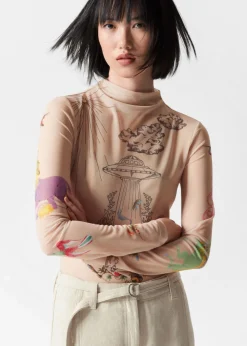 Cheap & Other Stories Mock-Neck Top