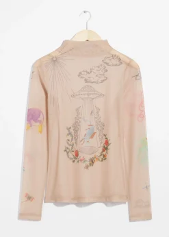 Cheap & Other Stories Mock-Neck Top