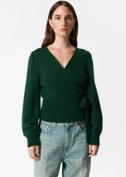 Store & Other Stories Mohair-Blend Knitted Wrap Cardigan