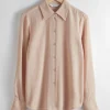 Best & Other Stories Mulberry Silk Shirt