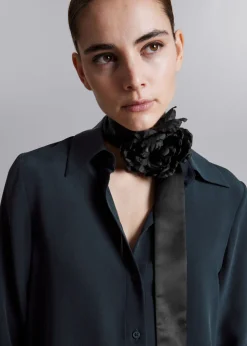 Best & Other Stories Mulberry Silk Shirt