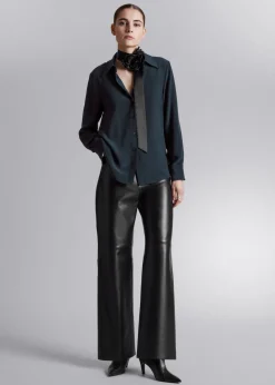 Best & Other Stories Mulberry Silk Shirt
