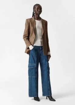 Store & Other Stories Oversized Blazer Brown