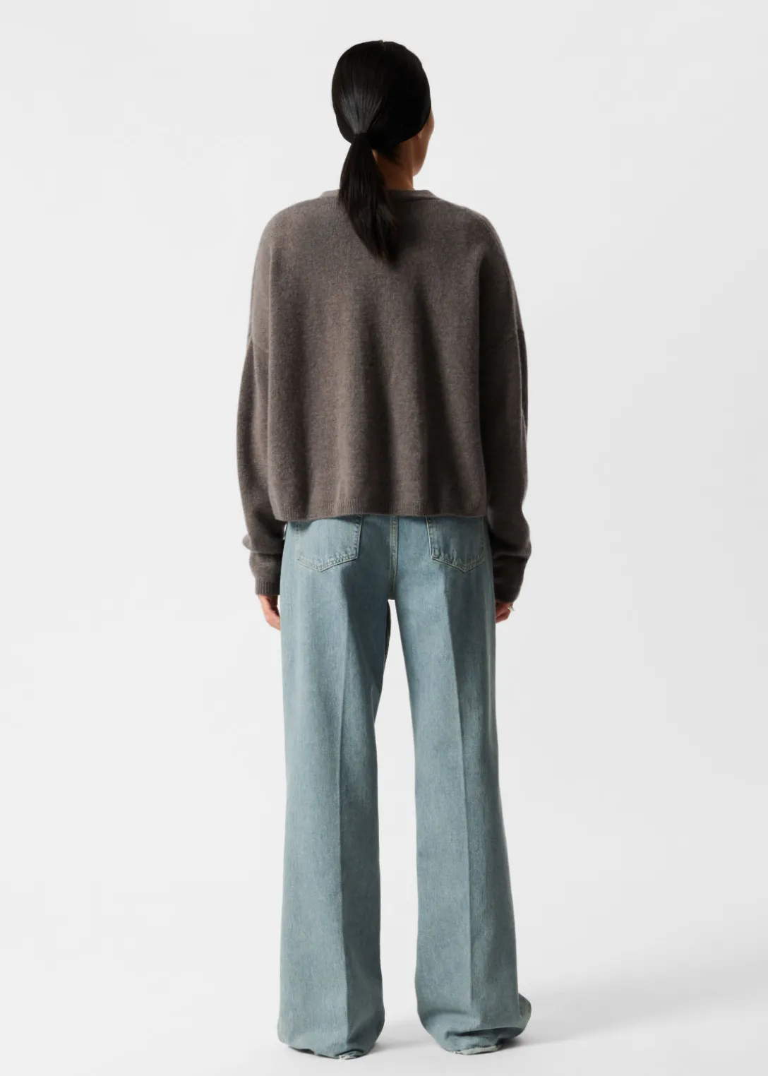 Sale & Other Stories Oversized Cashmere Cardigan