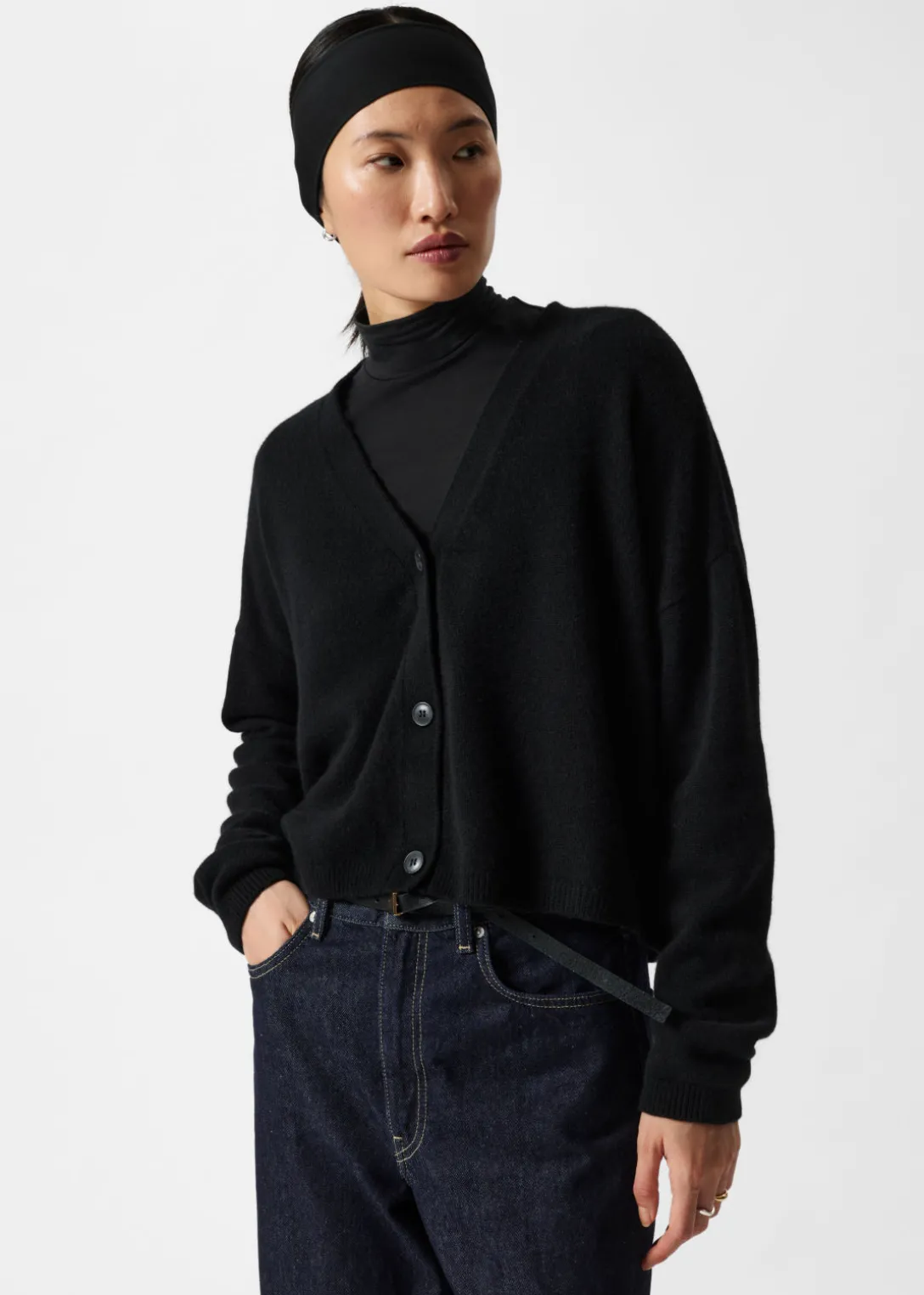 Sale & Other Stories Oversized Cashmere Cardigan
