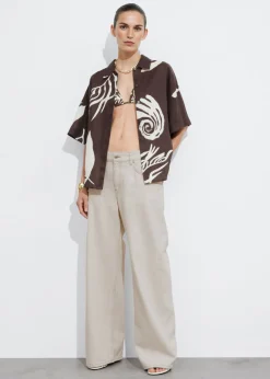 Cheap & Other Stories Oversized Linen Shirt