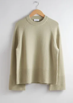 Cheap & Other Stories Oversized Raglan-Sleeve Jumper