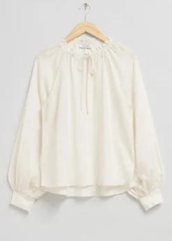 Best & Other Stories Oversized Voluminous Sleeve Blouse