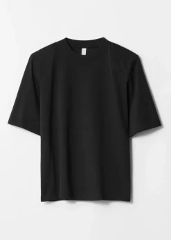 Sale & Other Stories Padded-Shoulder Cotton T-Shirt